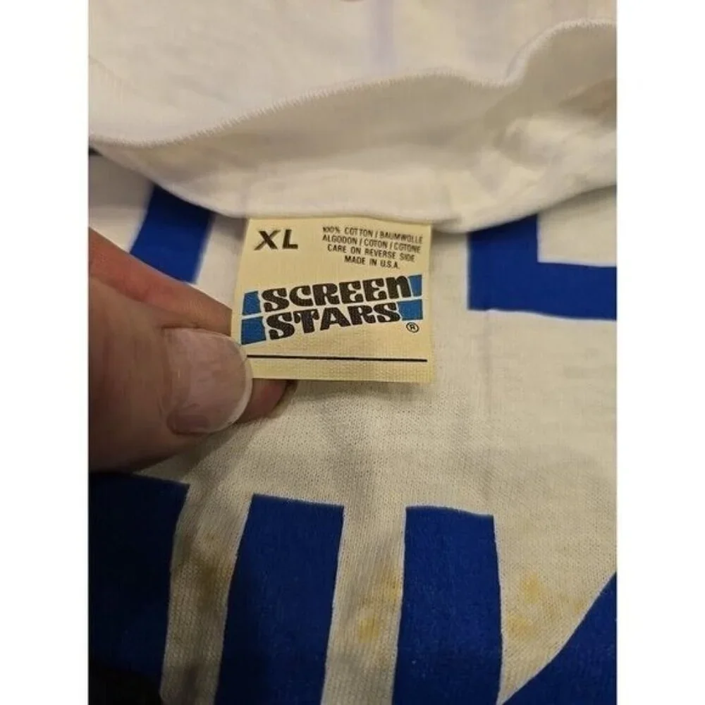 Free Mike Tyson T Shirt Is Innocent USA DeadStock BOXING Single Stitch Vintage - Picture 12 of 16